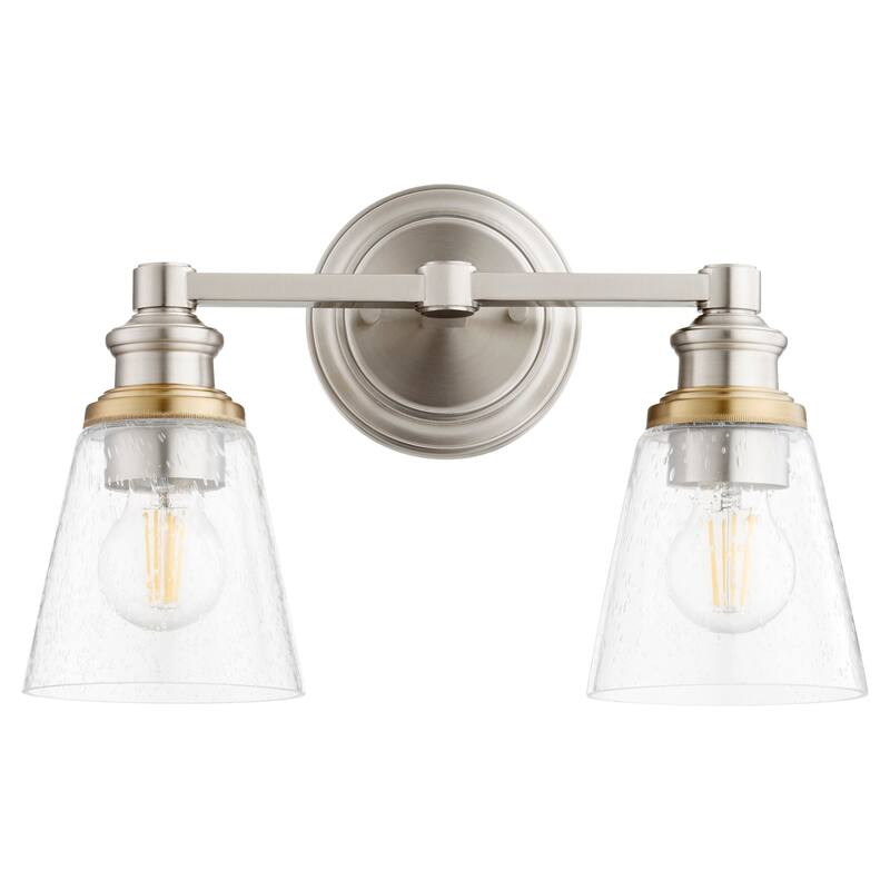 Quorum International Dunbar 2 Light 10" Tall Wall Sconce