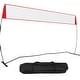 preview thumbnail 1 of 5, Freestanding Volleyball Training Net for Indoor or Outdoor Use - 14 feet 14 feet