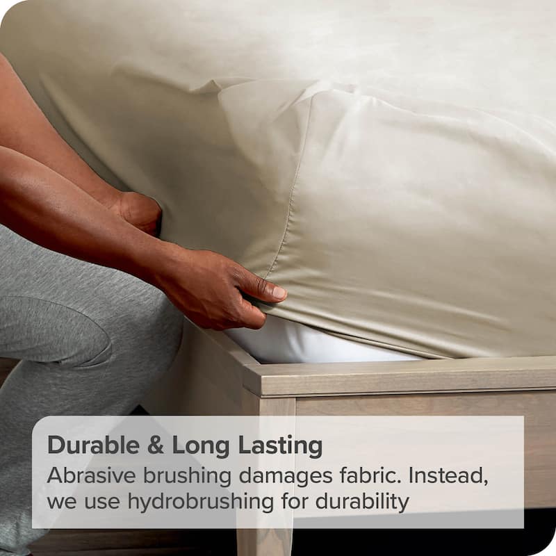 Bare Home 2-Pack Microfiber Fitted Bottom Sheets