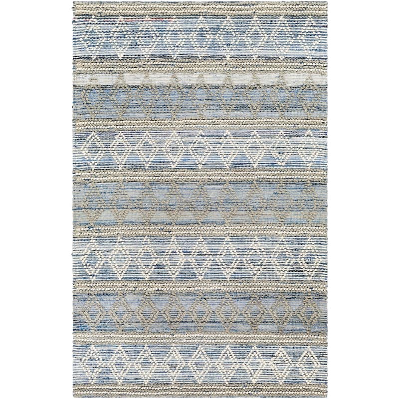 Oriana Handmade Farmhouse Cotton & Wool Area Rug