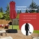 preview thumbnail 13 of 53, Costway 11 PCS Patio Dining Set with 15ft Double-Sided Patio Umbrella
