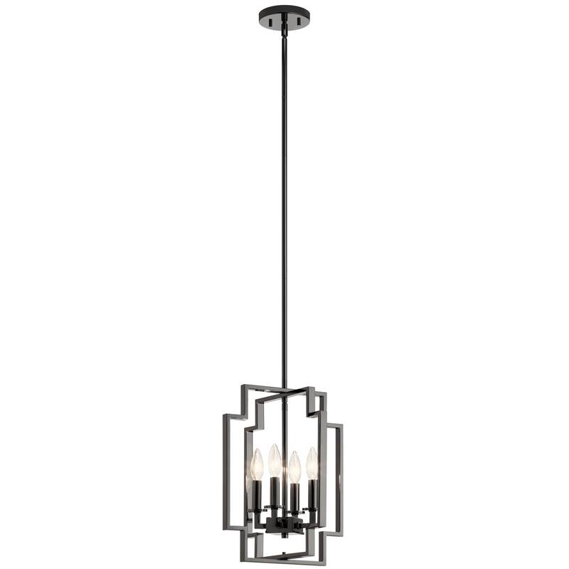 Kichler Downtown Deco 4 Light 12" Wide Taper Candle Pendant