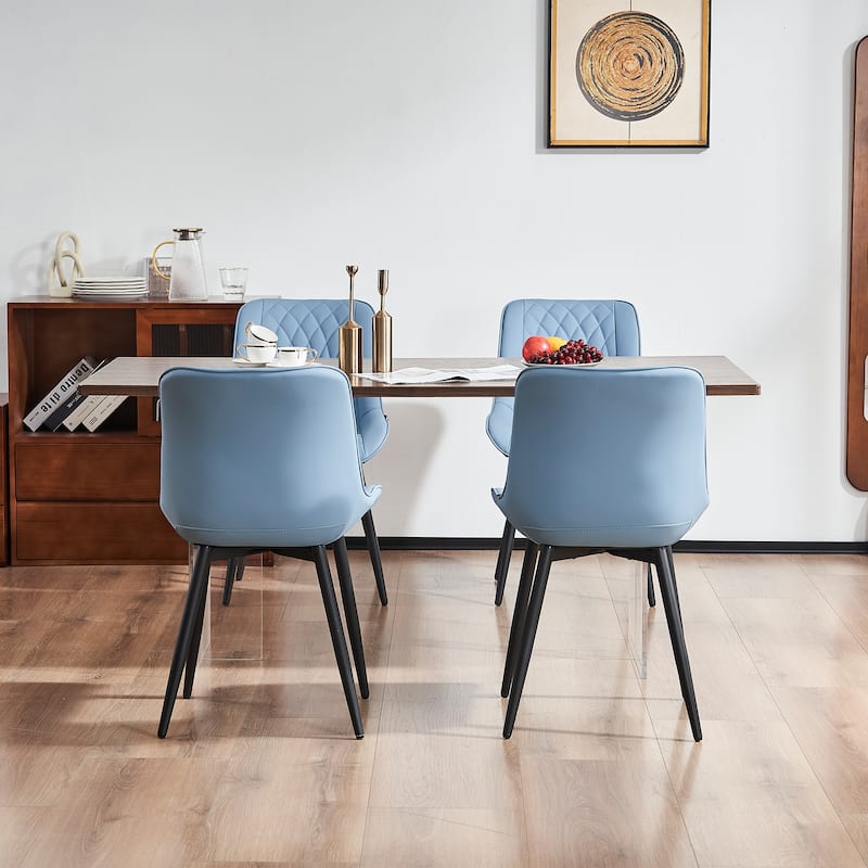 Modern Dining Chairs Set of 2 Upholstered Dining Room Chairs