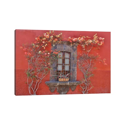 iCanvas "San Miguel De Allende, Mexico. Colorful buildings and windows" by Darrell Gulin Canvas Print