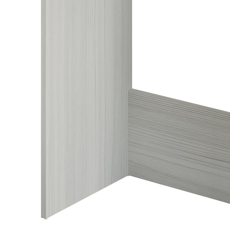 CraftPorch Classic 43 Inch Writing Desk with 3- Open Shelf