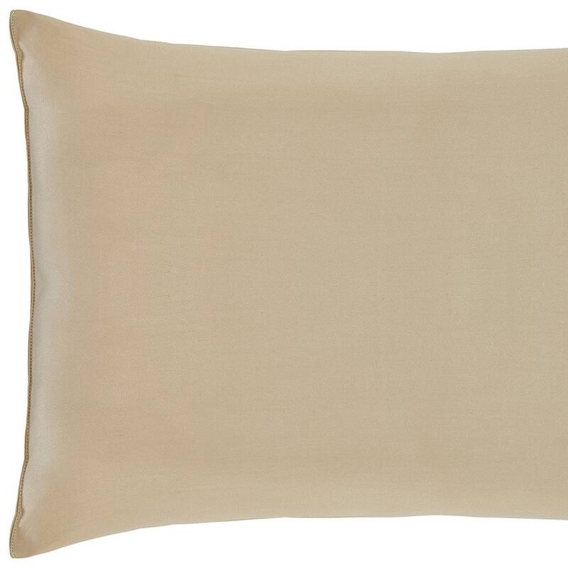 HomeRoots Cotton Wool Hypoallergenic Queen Size Bed Pillow - Ivory
