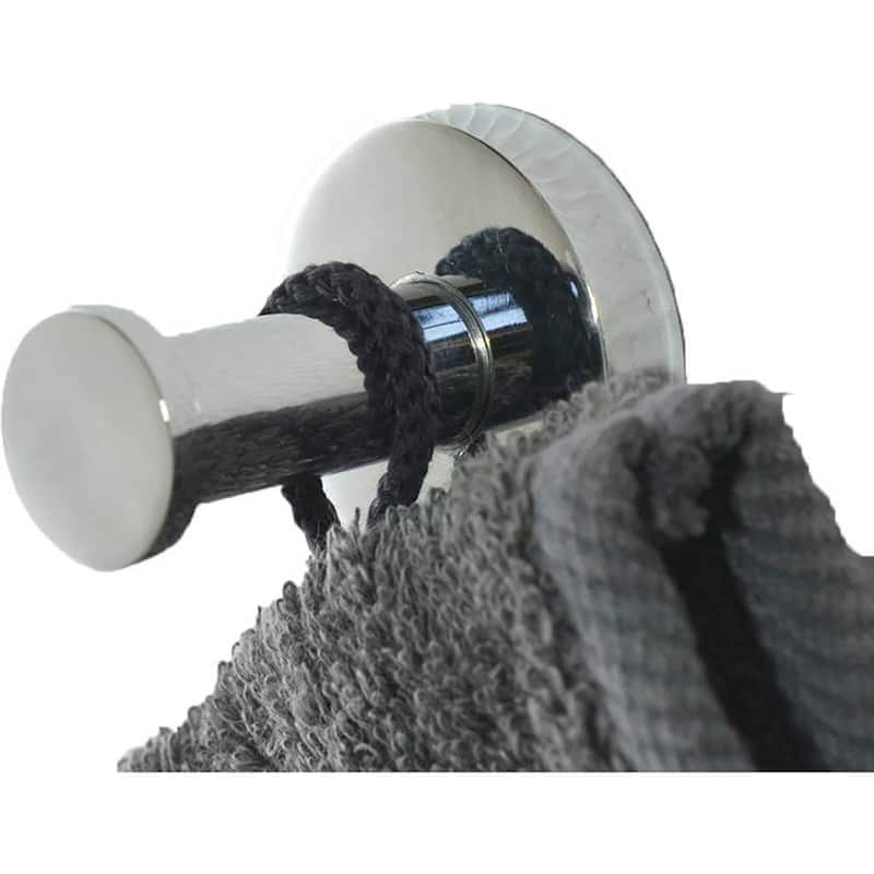 Wall Mount Towel Hook, Single Robe Hook, Polished Stainless Steel - 2H X 1.10W x1.10L