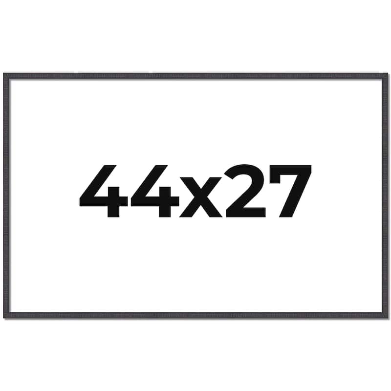 44x27 Frame Brown Solid Wood Picture Frame - Complete Modern Photo