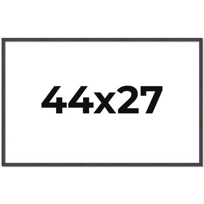 44x27 Frame Brown Solid Wood Picture Frame - Complete Modern Photo