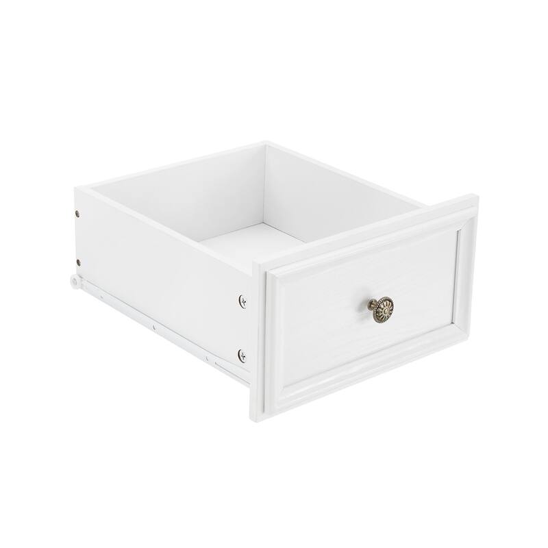 Modern 6 Drawers Dresser with Metal Handles and Metal Slide Rails