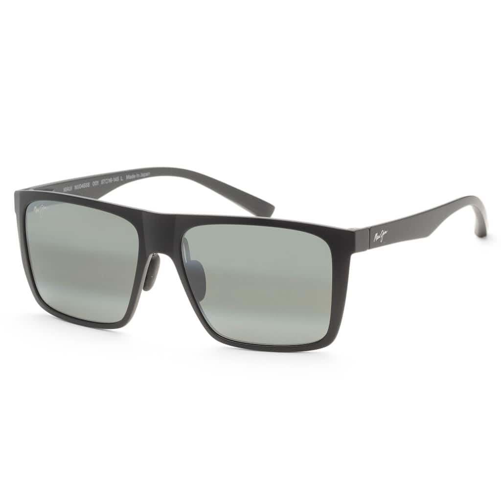 Maui Jim Men's Honokalani 57 mm Black Sunglasses MJ0455S-001