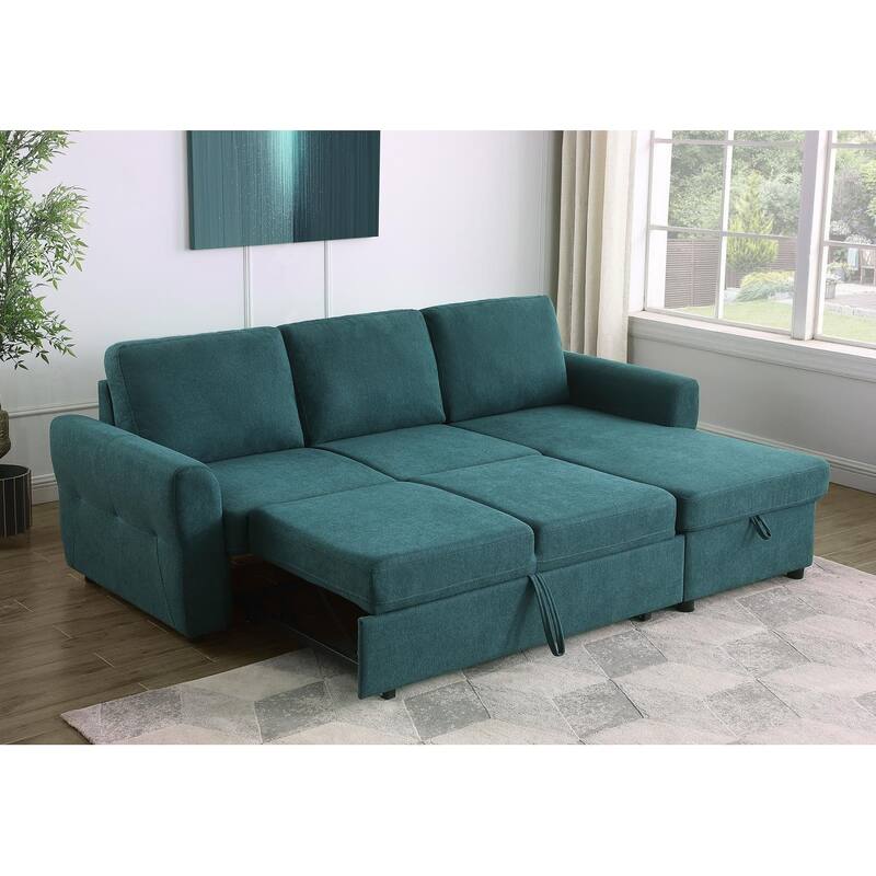 Kenna Sleeper Sofa Sectional with Storage