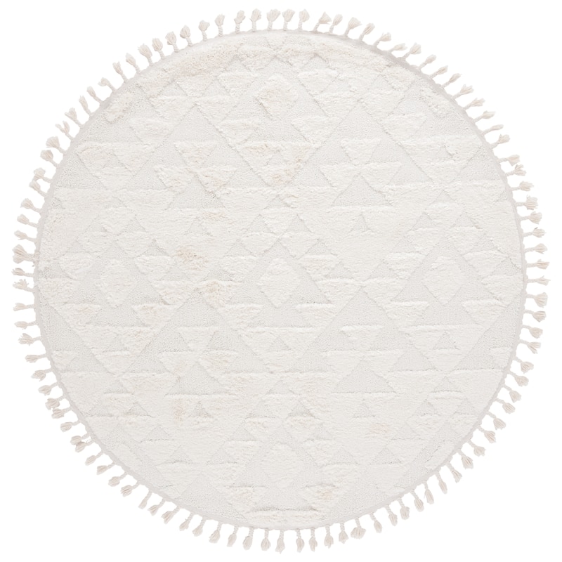 SAFAVIEH Moroccan Tassel Shag Delores 2-inch Thick Rug
