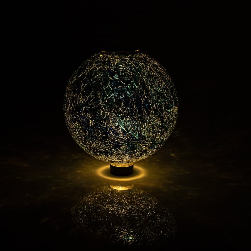 Sunnydaze 10-Inch Solar Glass Gazing Garden Globe