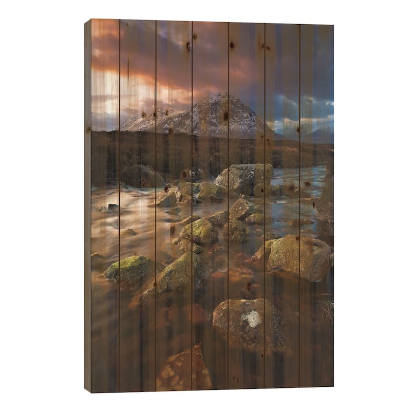 A Scottish Specialty Print On Wood by Adam Burton - Multi-Color - 40x26x1.5