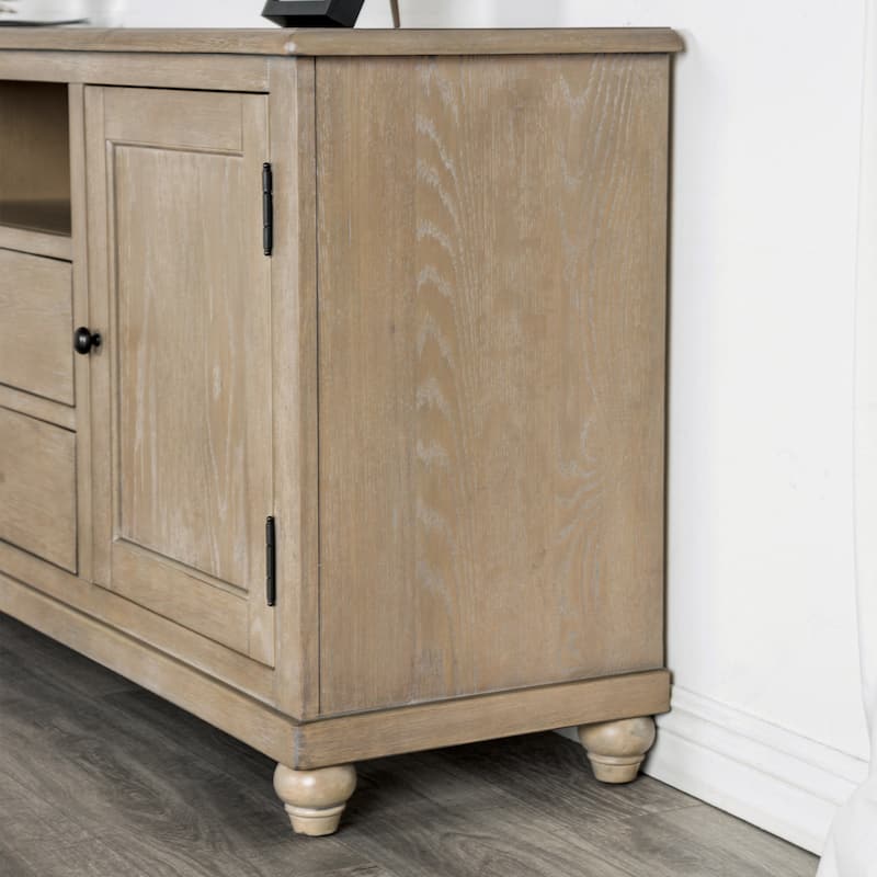 Furniture of America Trenden Farmhouse 72-inch Solid Wood 2-Drawer TV Stand