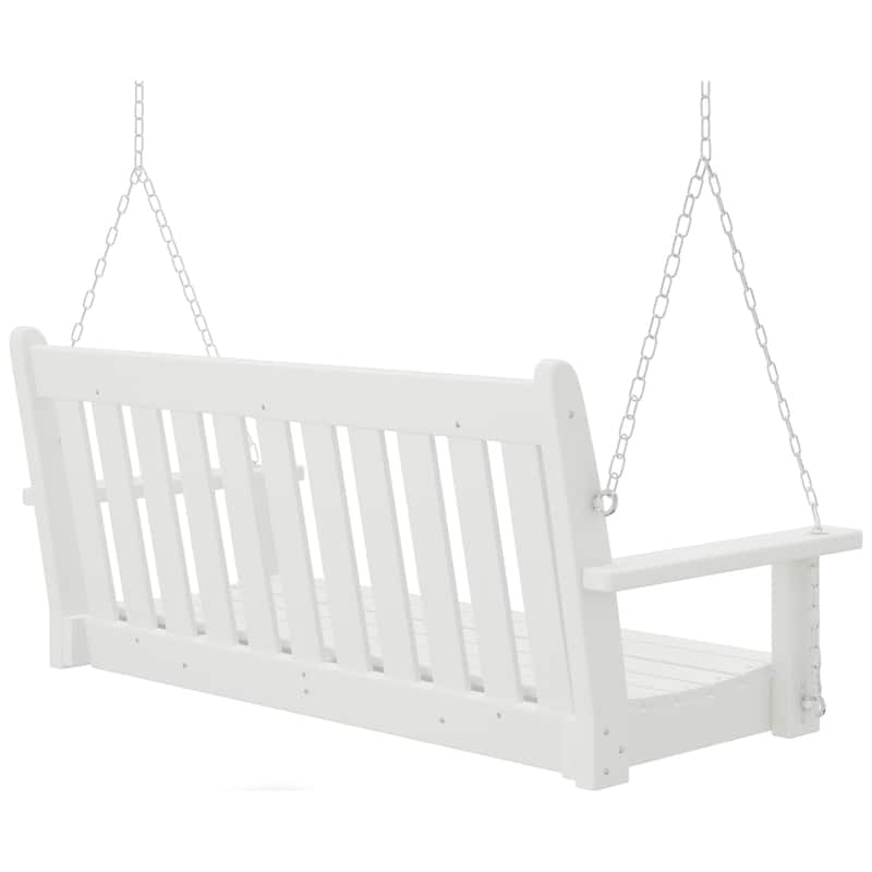 Laguna Outdoor Patio 51 Inch Traditional Hanging Porch Swing
