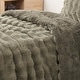 preview thumbnail 9 of 7, Snowball® Chunky Bunny - Coma Inducer® Oversized Comforter Set - Olive Earth
