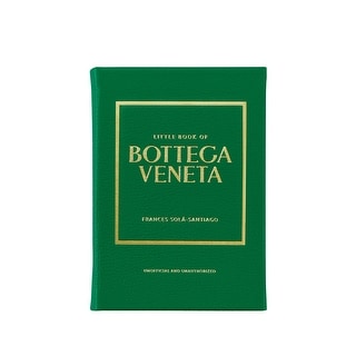Graphic Image Little Book of Botega Coffee Table Book, Leather, Jade