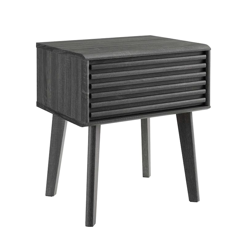 Render End Table - Charcoal