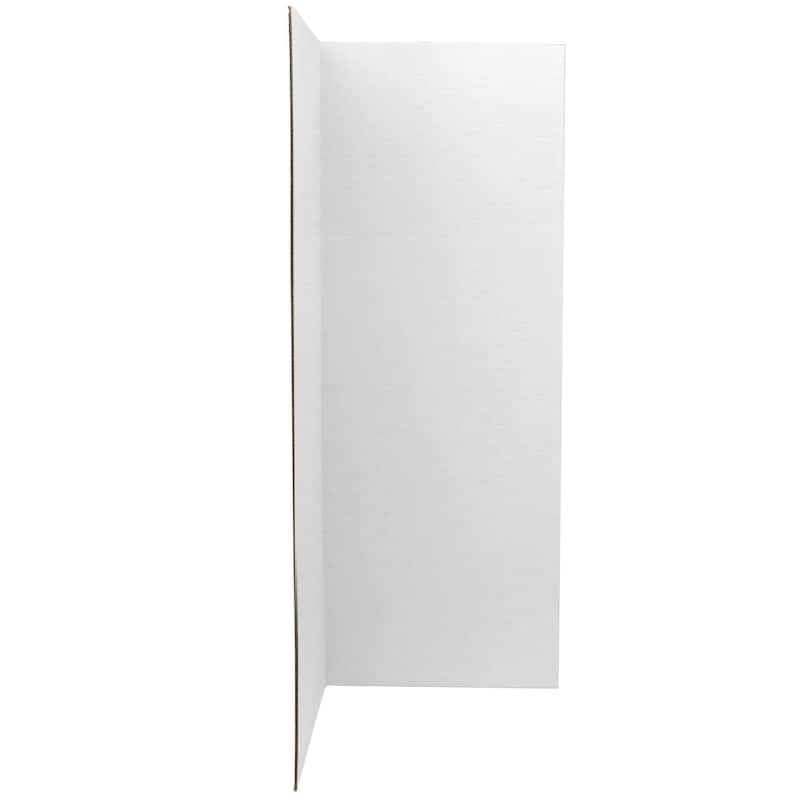 3 ft. Tall White Cardboard Room Divider