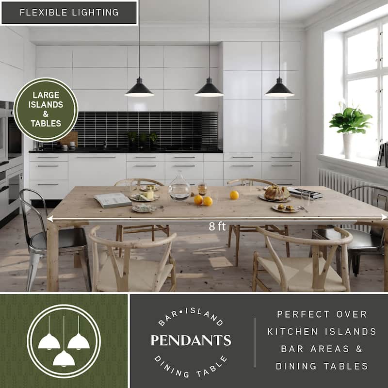 Akron Bronze Farmhouse Barn Pendant Ceiling Light