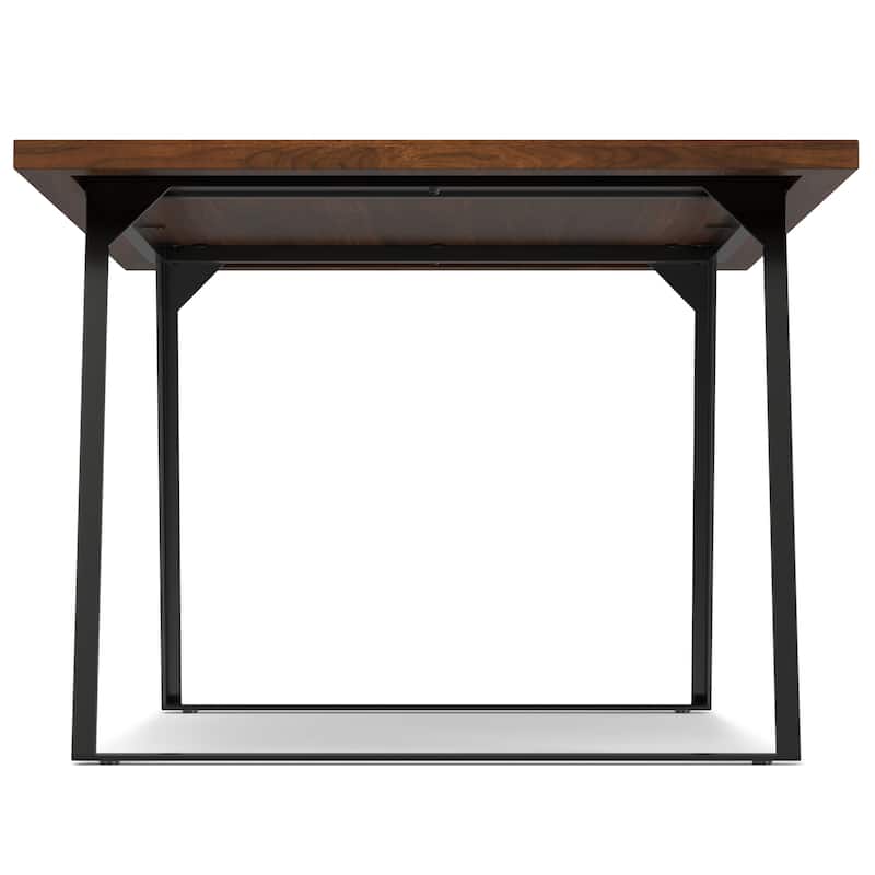 WyndenHall Mitchell 66 inch x 40 inch Rectangle Modern Industrial Dining Table - 66 inches wide