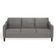 preview thumbnail 2 of 28, SAFAVIEH Couture Edalynn Modern 3 Seater Sofa - 77"W x 32"D x 34"H Grey