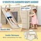 preview thumbnail 8 of 6, 3-In-1 Twin Loft Bed with Slide Ladder Drawers for Kids Teens-Beige