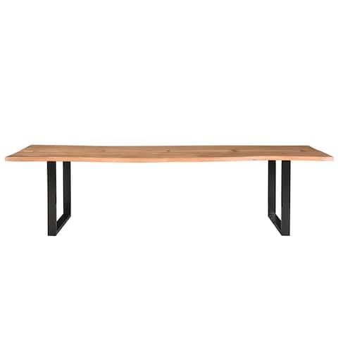 Athea Butterfly light live Edge Dining Table -120" - 120"
