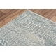preview thumbnail 6 of 4, Alora Decor Aurora Grey and Cream Wood Grain Pattern Wool Blend Rug