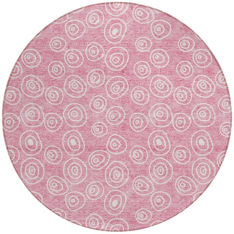 HomeRoots Geometric Transitional Rectangle Outdoor Rug