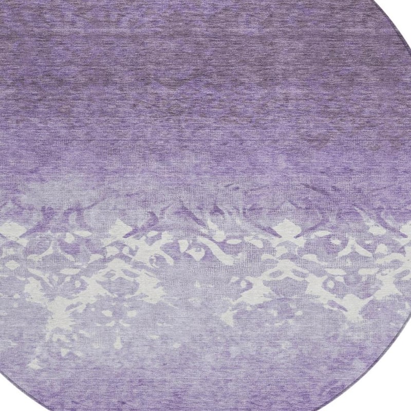 HomeRoots Damask Transitional Rectangle Outdoor Rug