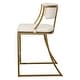 preview thumbnail 13 of 12, New Ridge Home Goods Mina Metal Modern Upholstered Bar Stool