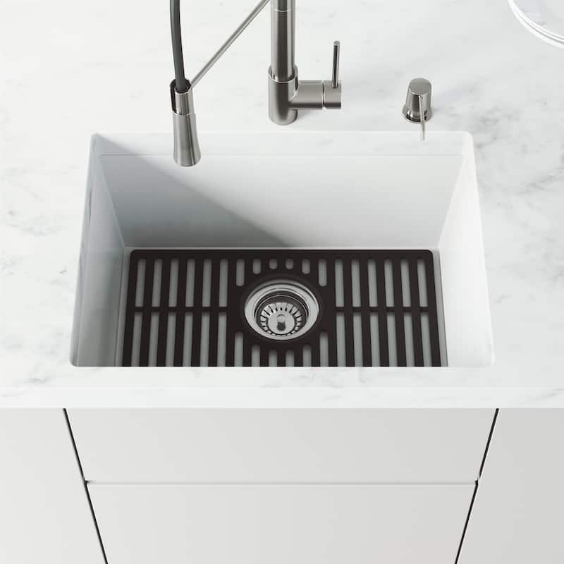 VIGO 19" L X 14" W Silicone Protective Bottom Grid for Kitchen Sink