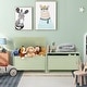 preview thumbnail 5 of 5, Wooden Toy Box Kids Large Trunk Chest Flip Top Storage Organizer