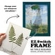 preview thumbnail 119 of 138, Nature Printed Ferns IX -Framed Print w/glass-Cherry Red