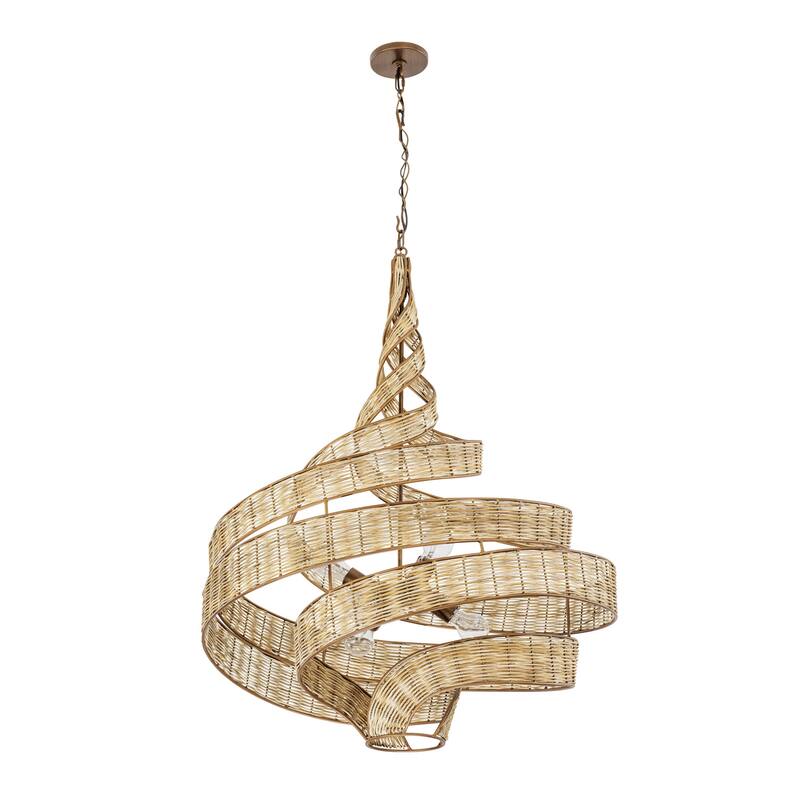 Varaluz Flow 6-Light Large Twist Pendant