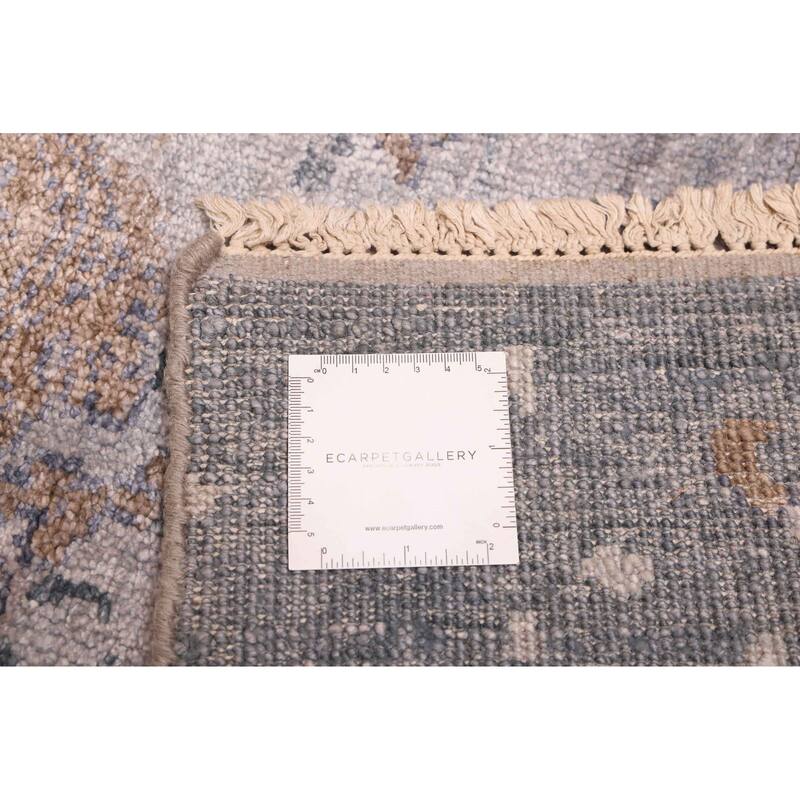 ECARPETGALLERY Hand-knotted Legacy Grey Silk Rug - 5'4 x 7'8