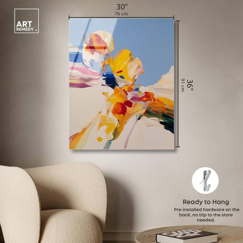 Flippant Bloom II Acrylic by Art Remedy, Ready to Hang