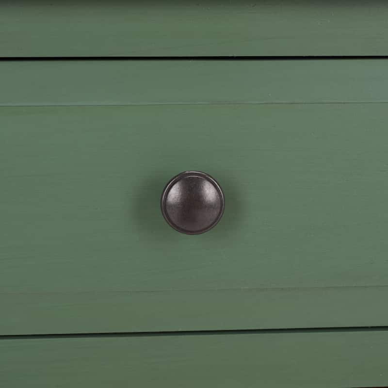 SAFAVIEH Helma Distressed Black Drawer Storage Side Table - 15" x 11.8" x 27.6" - 15"W x 12"D x 26"H