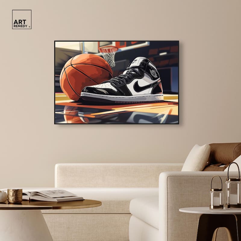 At the Court Canvas by Art Remedy