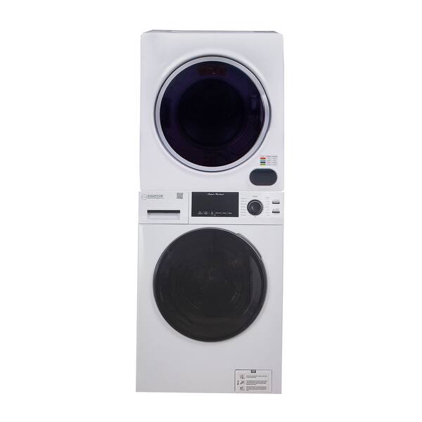 slide 2 of 5, Equator Digital Pet 15 lbs Compact 110V Set Sani Washer+Vented 3.5cf Dryer - N/A White