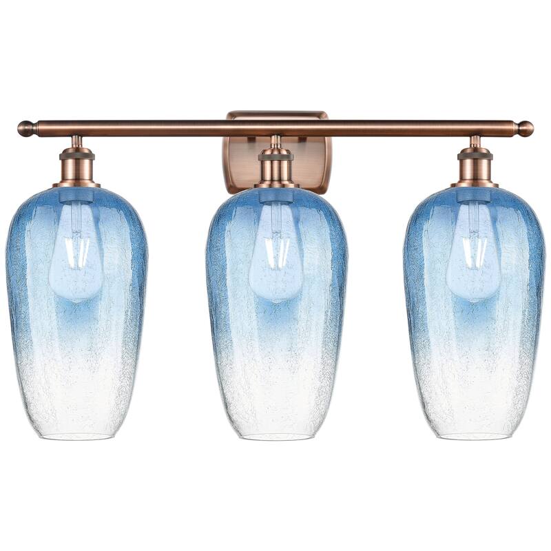 Innovations Lighting Endless Possibilities Ballston - Brookhaven Flute - 3 Light 27" Bath Vanity Light