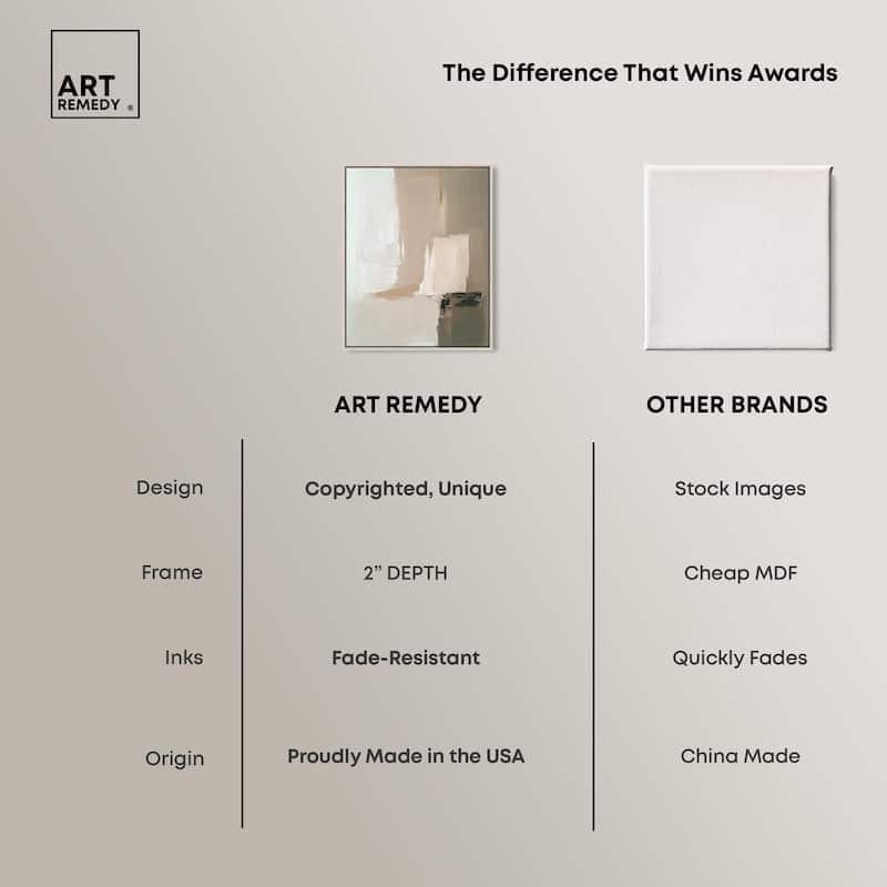 Pale Textured Silence II Canvas by Art Remedy
