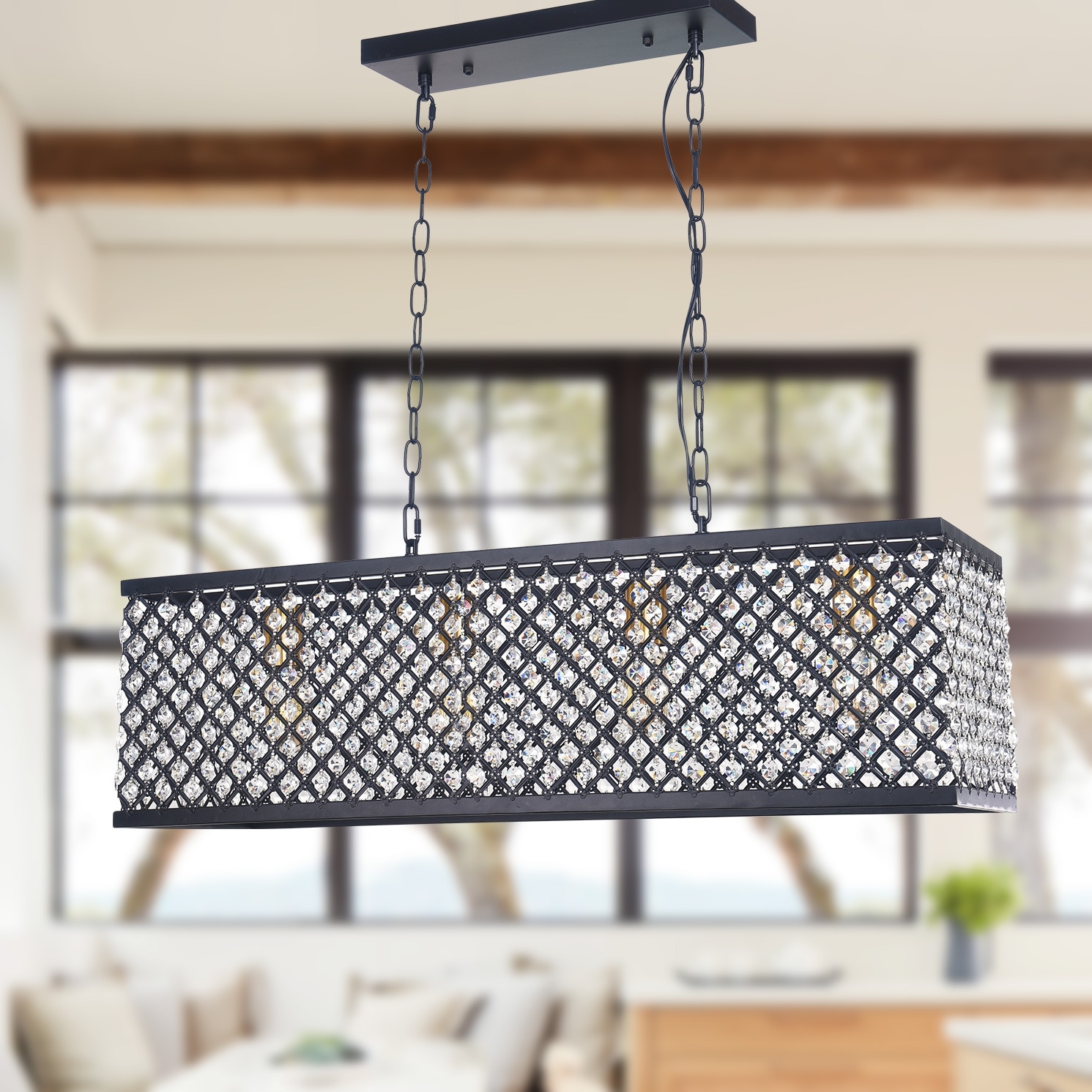 Oaks decor black kitchen island lighting mc1012 store