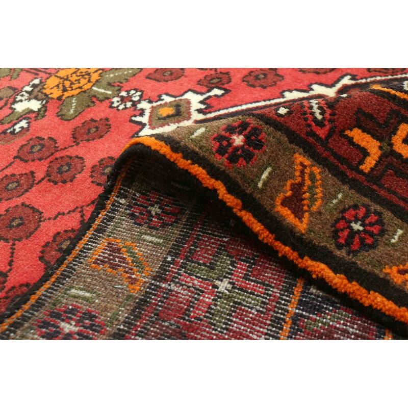 ECARPETGALLERY Hand-knotted Andelz Red Wool Rug - 3'2 x 5'0