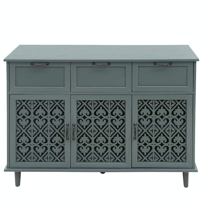 Three-Door Three-Drawer Cabinet