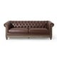 preview thumbnail 6 of 55, Castalia Nailhead Trim Chesterfield Sofa by Christopher Knight Home - 78.75" L x 33.50" W x 28.00" H
