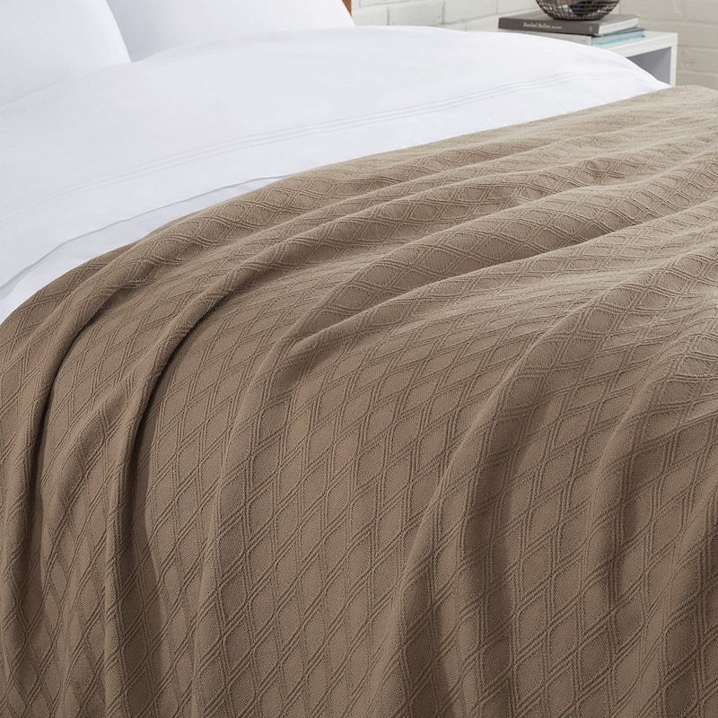 Aston & Arden Eucalyptus Tencel and Cotton Thermal Blanket